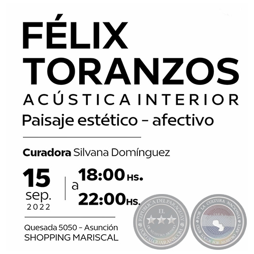 ACSTICA INTERIOR - Artista: Flix Toranzos - Jueves, 15 de Septiembre de 2022